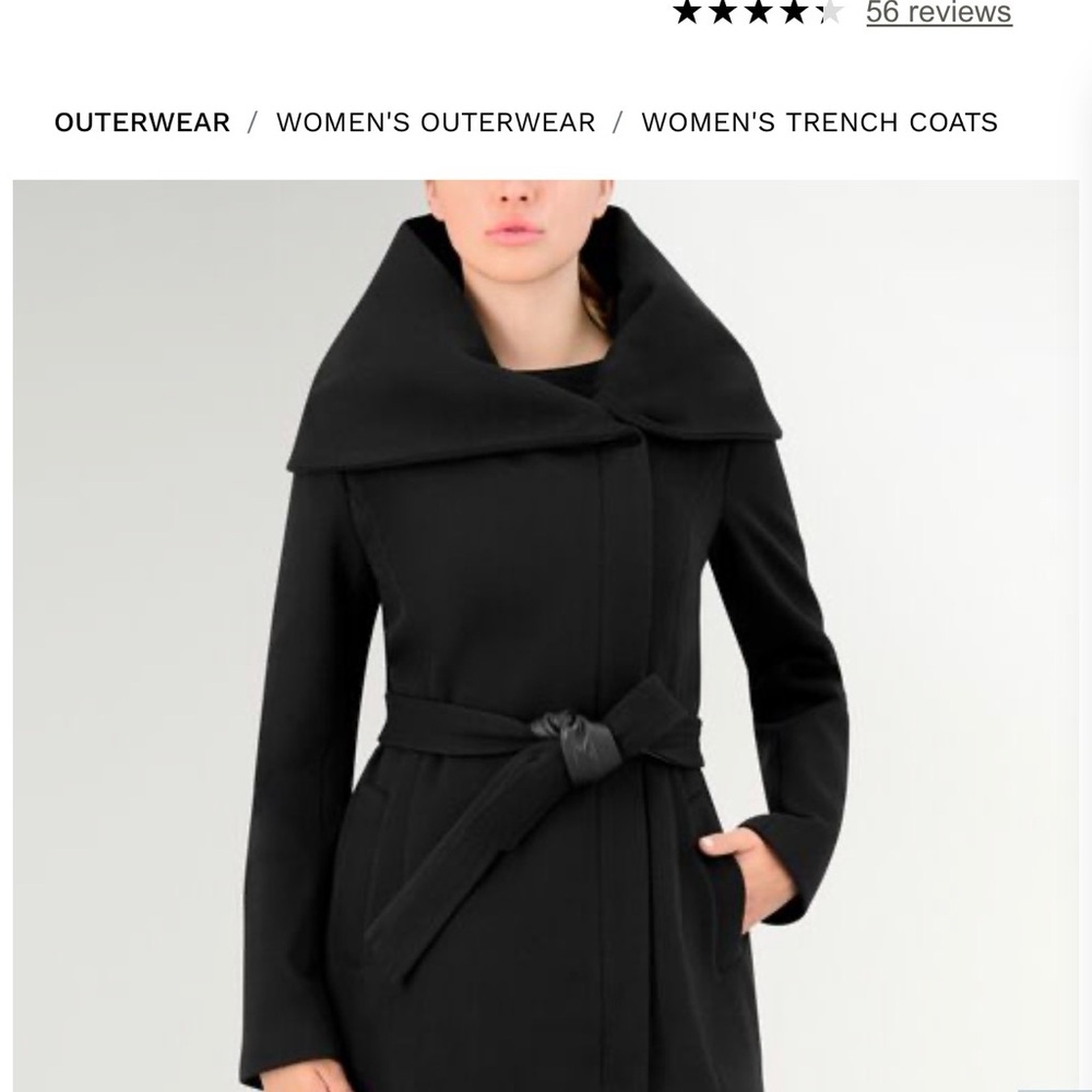 Cole Haan Signature Black Coat